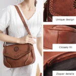 Ann Premium Leather Shoulder Bag - 03