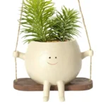 Hanging Happy Face Planter Pot - 01