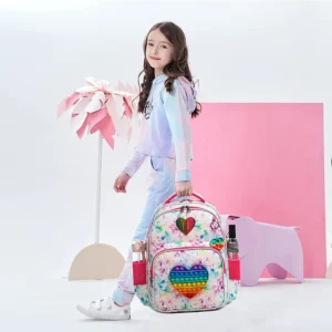 Pop It Heart Kids Backpack and Lunch Box Set- 02
