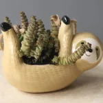 Sloth Ceramic Hanging Succulent Planter - 05