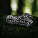 Berserker Bear Steel Viking Bracelet - 03
