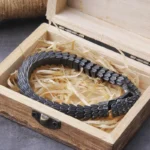 Jormungandr Steel Viking Bracelet - 03