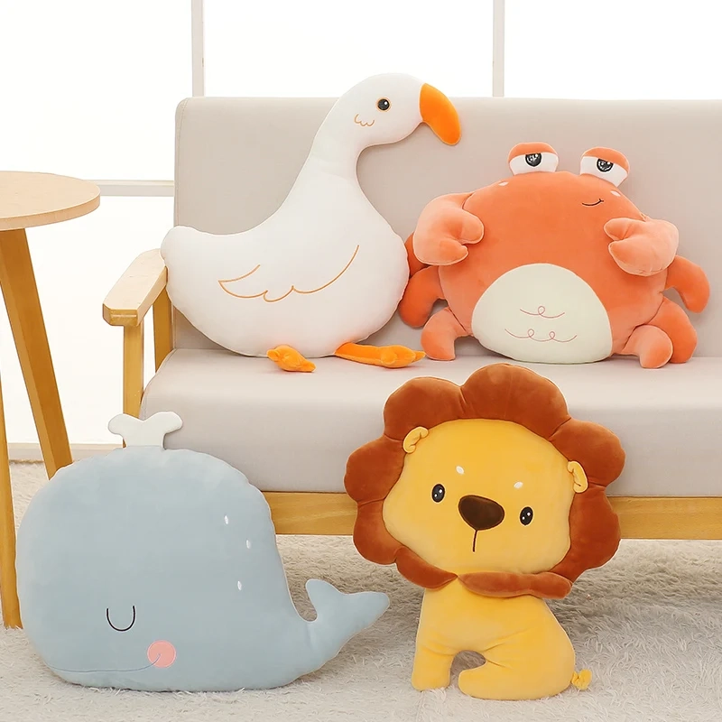 Animal Pillow Plushies - Bruno the Lion - Toys for Kids - 02
