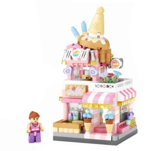 Ice Cream Shop - 400 pieces of Mini Building Blocks