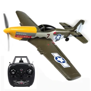 P51 Mustang RC Plane 2.4G 4CH 6 Axis 410MM Wingspan Foam - 01