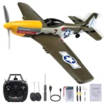 P51 Mustang RC Plane 2.4G 4CH 6 Axis 410MM Wingspan Foam - 06