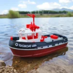 Rc Boat 2.4G 172 Powerful Dual Motor Long Range Wireless Electric Remote Control Tugboat Model