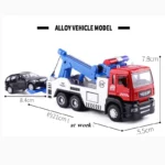 Toy Tow Truck & Rescue Trailer Alloy Model